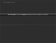Tablet Screenshot of modelgolf.com